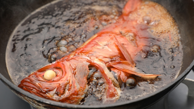 〇【期間限定】たまにはちょっとぜいたくに！あわびの踊り焼き＆金目鯛の煮付け付きプラン